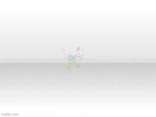 a polaroid logo with colorful splashes and the words " sharing your life with polaroid products "