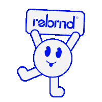 Rebrnd Hello Sticker