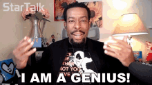 I Am A Genius Chuck Nice GIF - I Am A Genius Chuck Nice Startalk GIFs