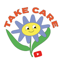 Take Care Mental Health Action Day Sticker - Take Care Mental Health Action Day Flower Stickers