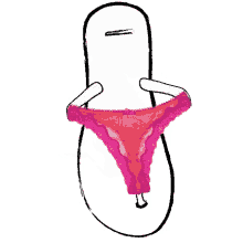downsign thong flip flop underwear women