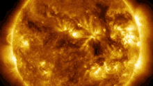sun solar flares fire
