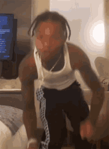 Jumping Side To Side Swae Lee GIF - Jumping Side To Side Swae Lee Vibing GIFs