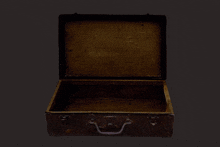 a light bulb is coming out of a briefcase