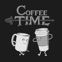 Adventure Time Coffee Time GIF - Adventure Time Coffee Time High Five GIFs