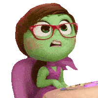 Confused Disgust Sticker - Confused Disgust Inside Out 2 Stickers