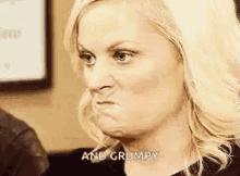 amy poehler angry disappointed tantrum grumpy