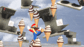 Smg4 Mario GIF - Smg4 Mario Ice Cream GIFs