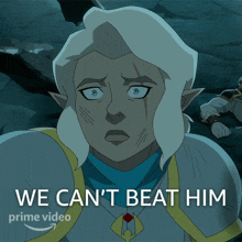 We Cant Beat Him Pike Trickfoot GIF - We Cant Beat Him Pike Trickfoot Ashley Johnson GIFs