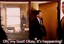 The Office Happening GIF