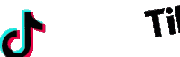 a tiktok logo with a t on it