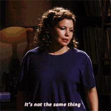 One Day At A Time Penelope Alvarez GIF - One Day At A Time Penelope Alvarez Its Not The Same Thing GIFs