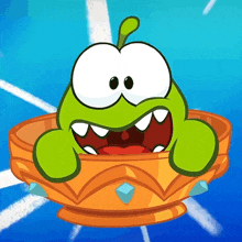 Freaking Out Om Nom GIF - Freaking Out Om Nom Cut The Rope GIFs
