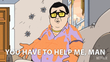 You Have To Help Me Man Johnny Zhao GIF - You Have To Help Me Man Johnny Zhao Mulligan GIFs