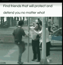 Friends Protect GIF - Friends Protect Funny GIFs