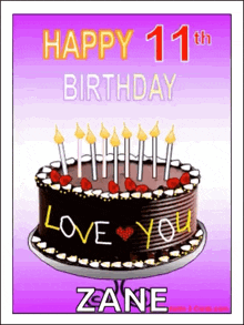 Happy Birthday Cake GIF - Happy Birthday Cake I Love You GIFs