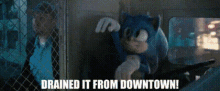 Sonic Movie2 Drained It From Downtown GIF - Sonic Movie2 Drained It From Downtown Downtown GIFs
