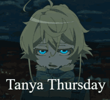 Tanya Degurechaff Thursday GIF - Tanya Degurechaff Thursday Tanya Thursday GIFs