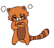angry red panda angry redpanda panda roux