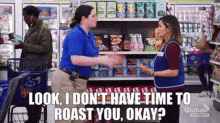 Superstore Dina Fox GIF - Superstore Dina Fox Look I Dont Have Time To Roast You Okay GIFs