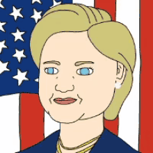 Cartoon Hillary GIF - Cartoon Hillary Smile GIFs