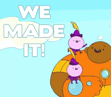 We Made It GIF - Bravest Warriors We Made It GIFs