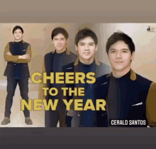Gerald Santos Happy New Year GIF - Gerald Santos Happy New Year Cheers To The New Year GIFs