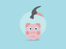 Nervous Piggy Bank GIF - Nervous Piggy Bank Bank GIFs
