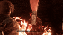 a screenshot of a video game shows a character named gestel