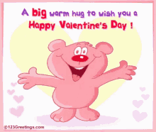 Valentine Hug Happy Valentines Day GIF - Valentine Hug Happy Valentines Day Hearts GIFs