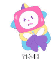I Dont Care Bee And Puppycat Sticker - I Dont Care Bee And Puppycat Yeah Yeah Yeah Stickers