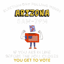 arizona az election day polling hours 6am7pm vote