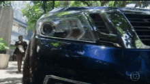 Carmino Blue Car GIF