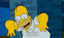 Crazy Homer GIF