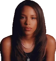 Aaliyah Stare Sticker