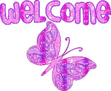 Welcome Butterfly GIF - Welcome Butterfly Pink GIFs
