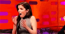 Anna Kendrick Surprised GIF - Anna Kendrick Surprised Excited GIFs