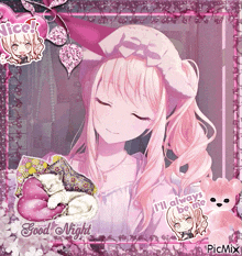 Akiyama Mizuki Sleepy GIF - Akiyama Mizuki Sleepy Pink GIFs