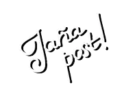 a black and white drawing of a handwritten message that says `` you are post '' .