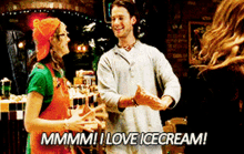 Power Rangers Fran GIF - Power Rangers Fran Mmmm I Love Ice Cream GIFs