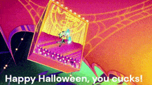 Helluva Boss Happy Halloween GIF - Helluva Boss Happy Halloween Fizzarolli GIFs