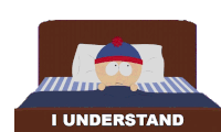 I Understand Stan Marsh Sticker - I Understand Stan Marsh South Park Stickers
