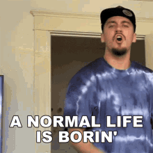 A Normal Life Is Borin Casey Frey GIF - A Normal Life Is Borin Casey Frey Normal Is Boring GIFs
