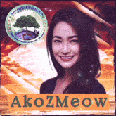 a picture of a woman with the name akozmeow below her