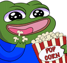Pepe Pepe Popcorn GIF - Pepe Pepe Popcorn Action GIFs