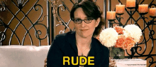 Tina Fey Rude GIF - Tina Fey Rude Impolite GIFs
