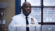 Someone Took Our Fluffy Boy Captain Ray Holt GIF - Someone Took Our Fluffy Boy Captain Ray Holt Andre Braugher GIFs