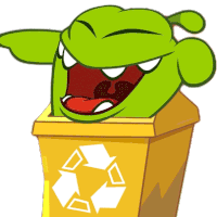 Laughing Om Nom Sticker - Laughing Om Nom Om Nom And Cut The Rope Stickers