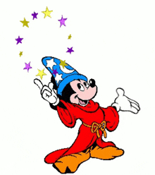 Mickey Mouse Wizard GIF - Mickey Mouse Wizard Sorcery GIFs