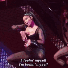 Nicki Minaj Feeling Myself GIF - Nicki Minaj Feeling Myself Singing GIFs